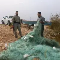 گروه صیادان شاه‌میگو در محدوده سد خَمیران دستگیر شدند