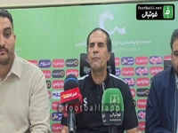 صحبت‌های مربی نیروی زمینی بعد از بازی با هوادار