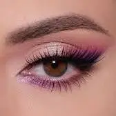 میکاپ تابستونی با خط چشم رنگی