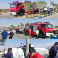 عکس/ انحراف مرگبار پراید در بزرگراه شهید سرابیان کرمانشاه 