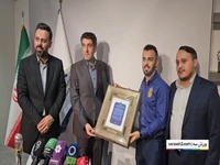 تجلیل باشگاه گهر زمین از سالار آقاپور