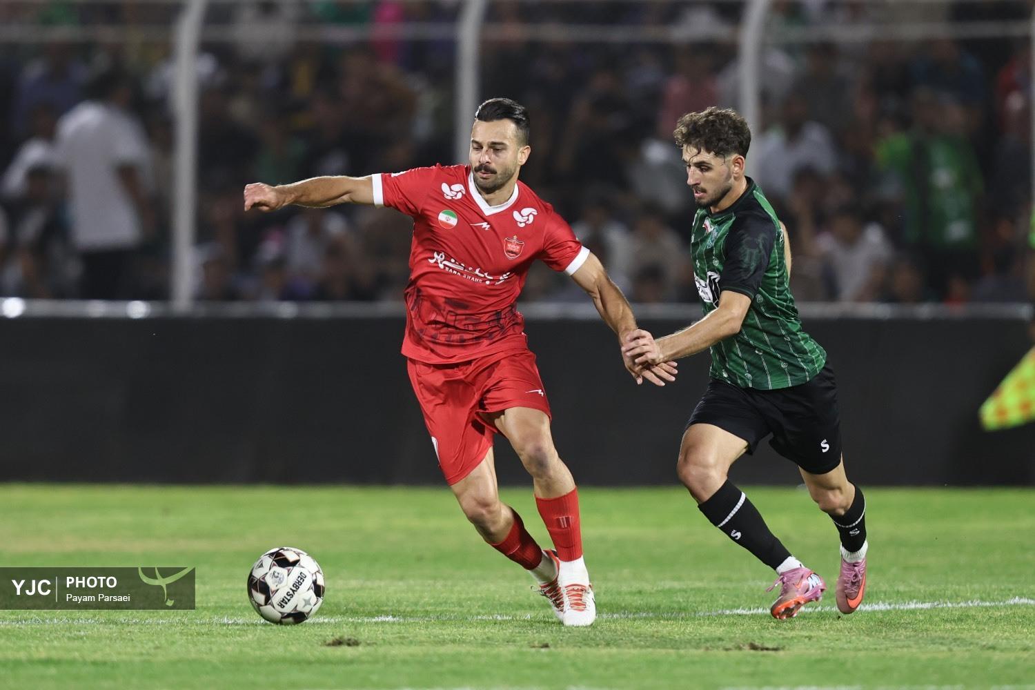 دیدار خیبر خرم‌آباد و پرسپولیس 