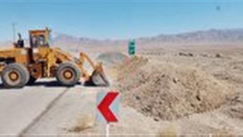عملیات ایمن سازی در محورهای شهرستان فردوس