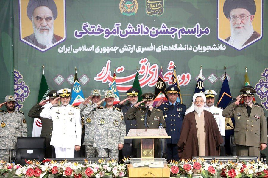 عکس/ مراسم دانش‌آموختگی دانشجویان دانشگاه‌های افسری ارتش