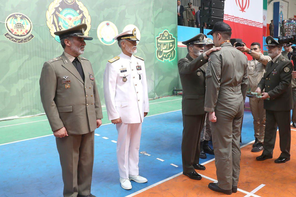 عکس/ مراسم دانش‌آموختگی دانشجویان دانشگاه‌های افسری ارتش