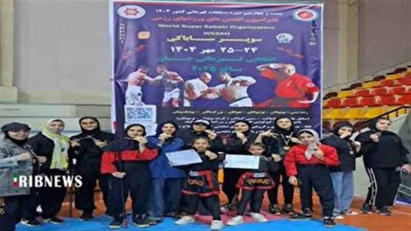 درخشش بانوان قمی در مسابقات قهرمانی کشور سوپر ساباکی