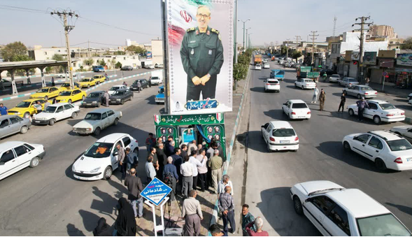 رونمایی از یادمان سپهبد شهید شادمانی در همدان
