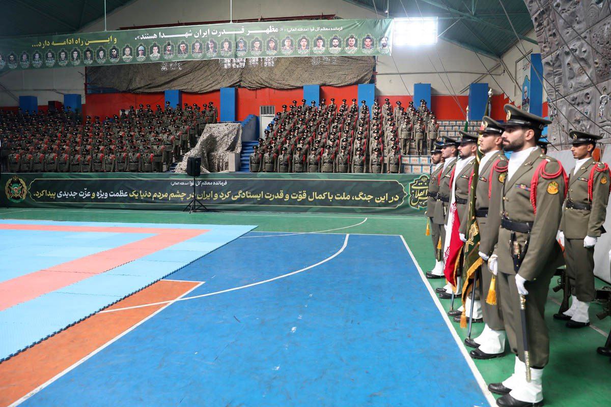 عکس/ مراسم دانش‌آموختگی دانشجویان دانشگاه‌های افسری ارتش