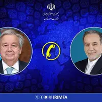 گفتگوی تلفنی وزیر امور خارجه و دبیرکل سازمان ملل متحد 