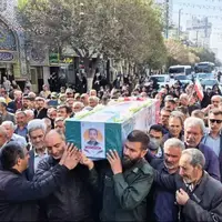 پیکر جانباز شهید در مشهد تشییع و خاکسپاری شد