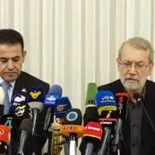 عکسی که لاریجانی از دیدار امروزش با مشاور امنیت ملی عراق در تهران منتشر کرد