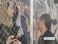 اشک شوق همسر کاپیتان خیبر پس از برد مقابل پرسپولیس