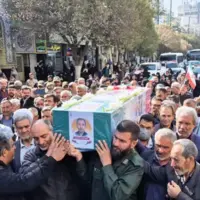 پیکر جانباز ۷۰ درصد شهید در مشهد تشییع و به خاک سپرده شد