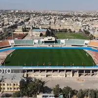 عکس/ «ورزشگاه نصیری» یزد آماده میزبانی