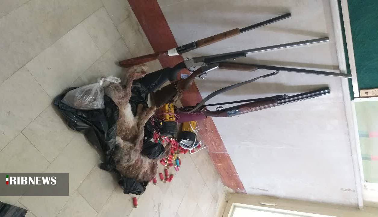 دستگیری هشت شکارچی غیرمجاز در چاراویماق