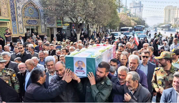 پیکر جانباز ۷۰ درصد شهید در مشهد تشییع و به خاک سپرده شد