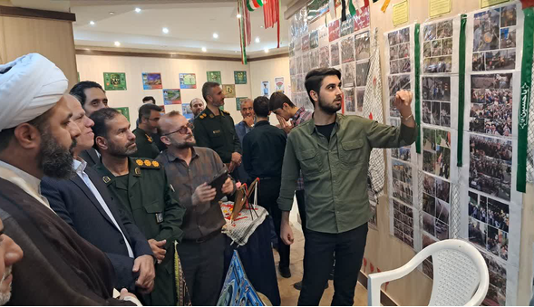 گشایش نمایشگاه اسوه بسیج شفت با جلوهای از ایمان و ابتکار