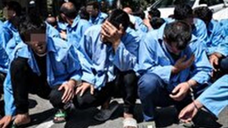 بازداشت معتادان متجاهر در اردکان