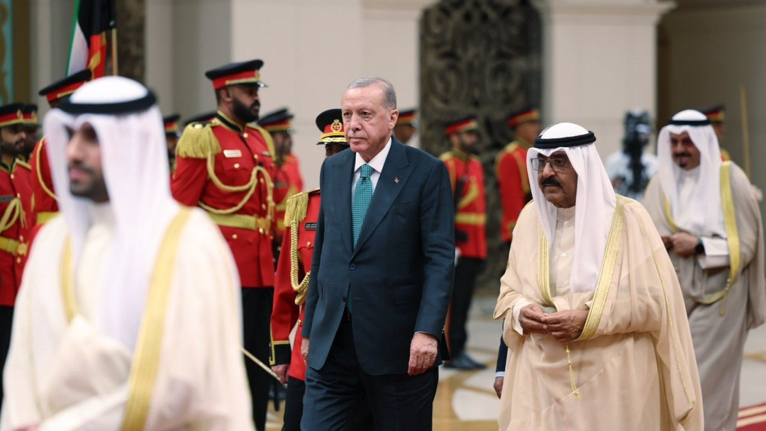 اردوغان وارد کویت شد