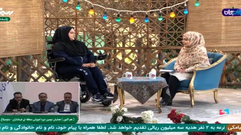 اهتزار پرچم ایران و غرور ملی سختی‌های ورزشی را از بین می‌برد