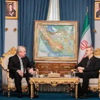 دیدار نماینده ویژه پوتین در امور سوریه با علی لاریجانی