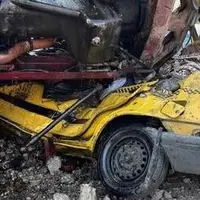 تصادف مرگبار 2 پراید با یک کمپرسی؛ دو هموطن جان‌باختند