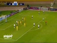 ضربه سر آرش رضاوند به تیرک دروازه آخال برخورد کرد