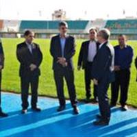 بازدید استاندار یزد از ورزشگاه شهید نصیری پیش از برگزاری دیدار لیگ برتر
