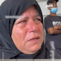 اشک‌های مادر اهل غزه در جلسه شناسایی هویت اجساد اسیران فلسطینی