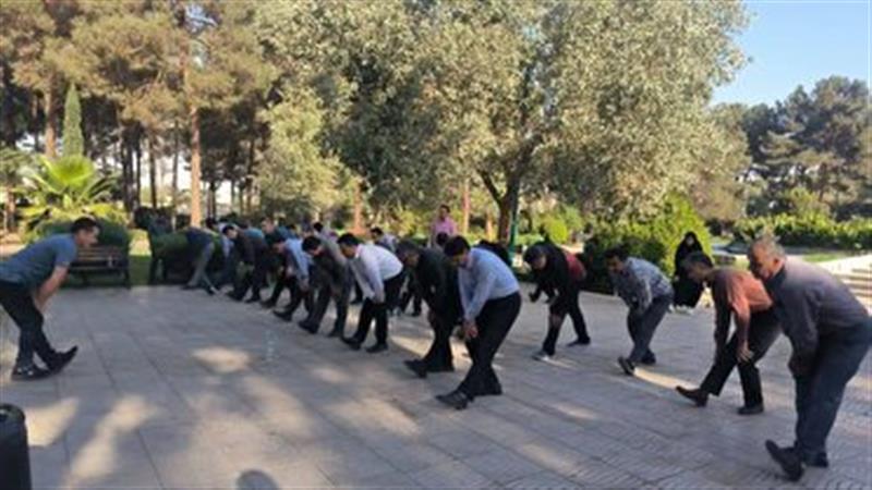 پویش «سلامتی را قدم بزن» ویژه کارکنان ادارات یزد برگزار شد