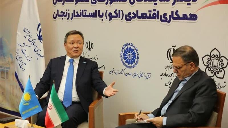 سفیر قزاقستان در ایران: همکاری استانهای دو کشور افزایش مییابد