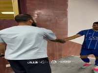 استقبال روزبه چشمی از بازیکنان استقلال