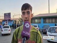 حمایت هوادار پرسپولیسی از استقلال در بازی آسیایی