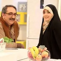 چهره ها/ قاب دونفره از ستاره سادات قطبی و همسر مشهورش