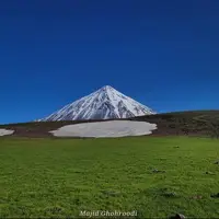 تصویری تماشایی از قله دماوند