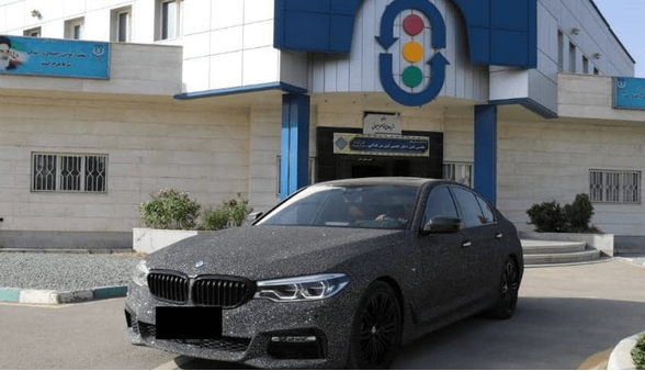 توقیف سواری بی‌ام‌و با سرعت ۲۰۰ کیلومتر بر ساعت در اصفهان