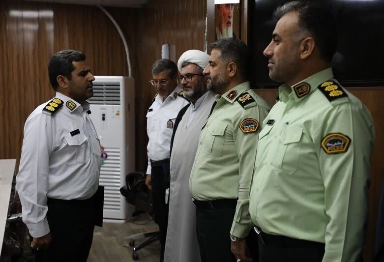 تکریم و معارفه رئیس پلیس راهور استان کرمانشاه