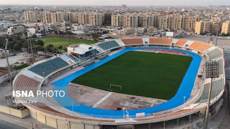 ورزشگاه شهید نصیری یزد در آستانه کسب گرید A آسیا