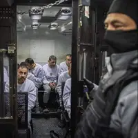 لحظات آزادی زندانیان فلسطینی از زندان اسرائیل