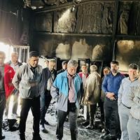 آتش سوزری در گاوداری فاروج ۳۰۰ میلیارد ریال خسارت به جا گذاشت
