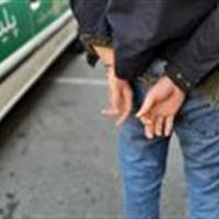 توقف خودروی فراری با تیر هوایی