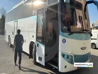 ورود تیم مس رفسنجان به ورزشگاه امام خمینی شهر اراک