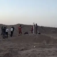  نجات یک زن از عمق چاه ۱۵ متری در سبزوار 