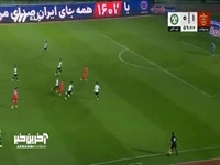 صحنه گل آفساید علیپور به ذوب آهن