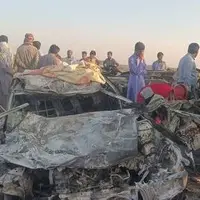 وقوع تصادف زنجیره‌ای وحشتناک؛ 4 نفر سوختند