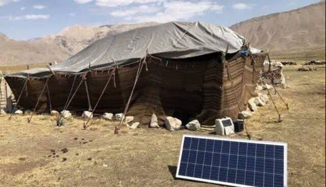 چراغ ۹۷ سیاهچادر عشایری در اندیکا روشن شد