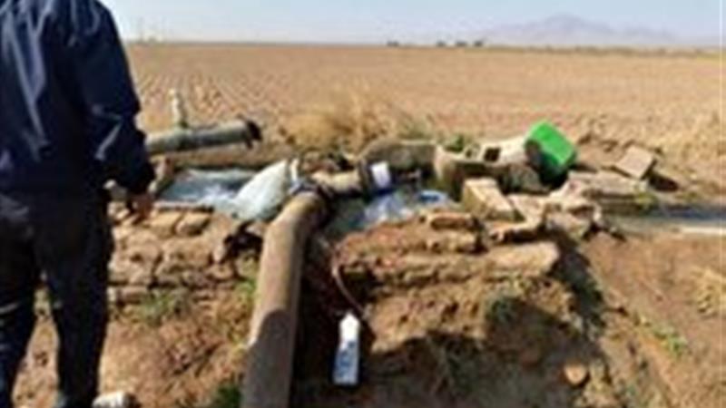 پلمب یک حلقه چاه در بیارجمند