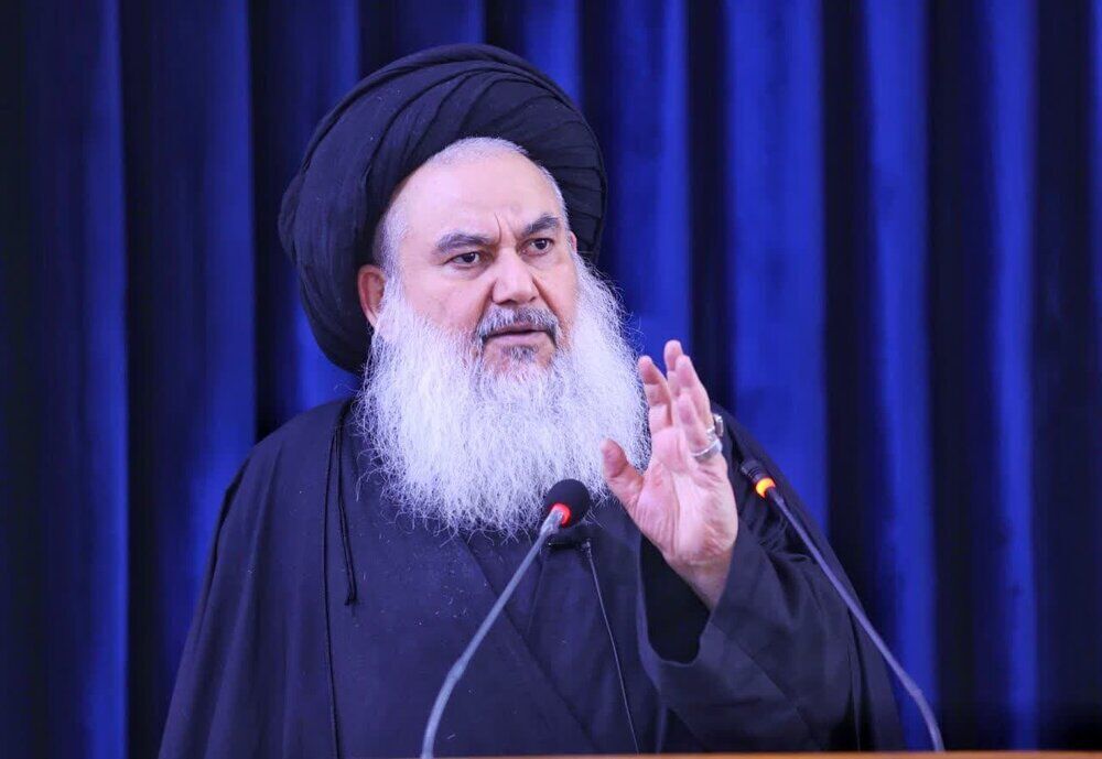 نطق ضدآمریکایی امام جمعه بغداد