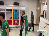 شمسآذری ها پس از برد فولاد رختکن را روی سرشان گذاشتند!