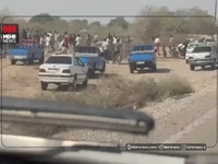 واژگونی خودروی حامل اتباع بیگانه در محور بندرعباس - میناب